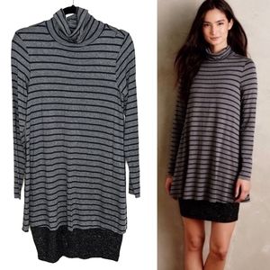 Bailey 44 Layered Striped Turtleneck Dress H40